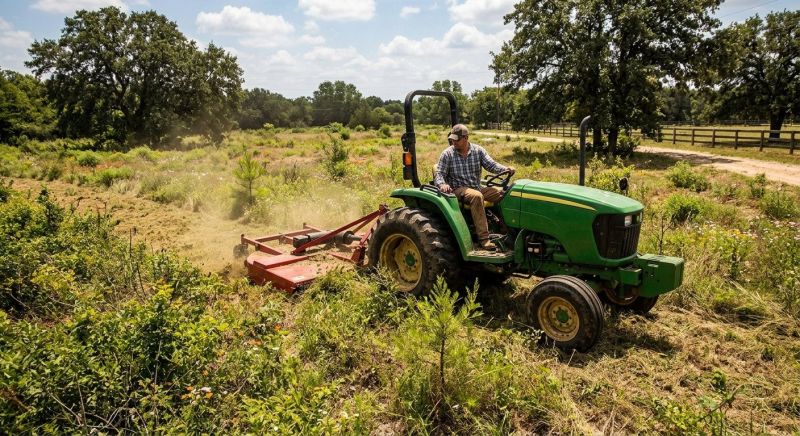 Bush Hog Mowing in Calvert County, MD