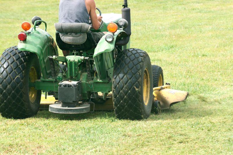 Mowing Equipment in Use
